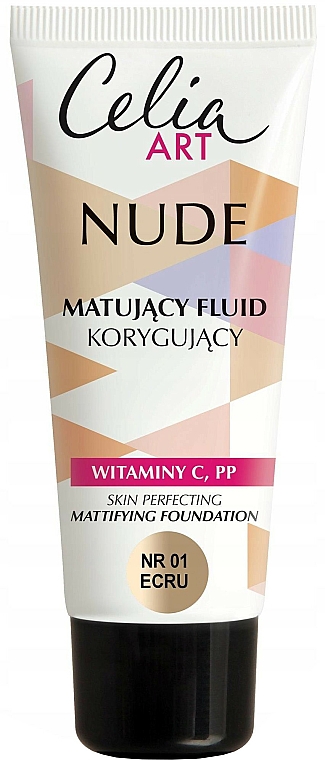 Mattierende Foundation mit Vitaminen C und PP - Celia Nude Mattifying Foundation