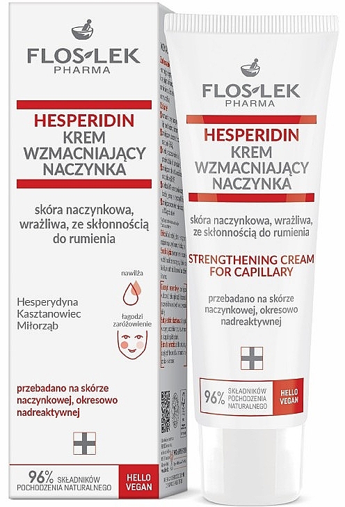 Straffende Creme - Floslek Hesperidin Strengthening Cream For Capillary — Bild N1