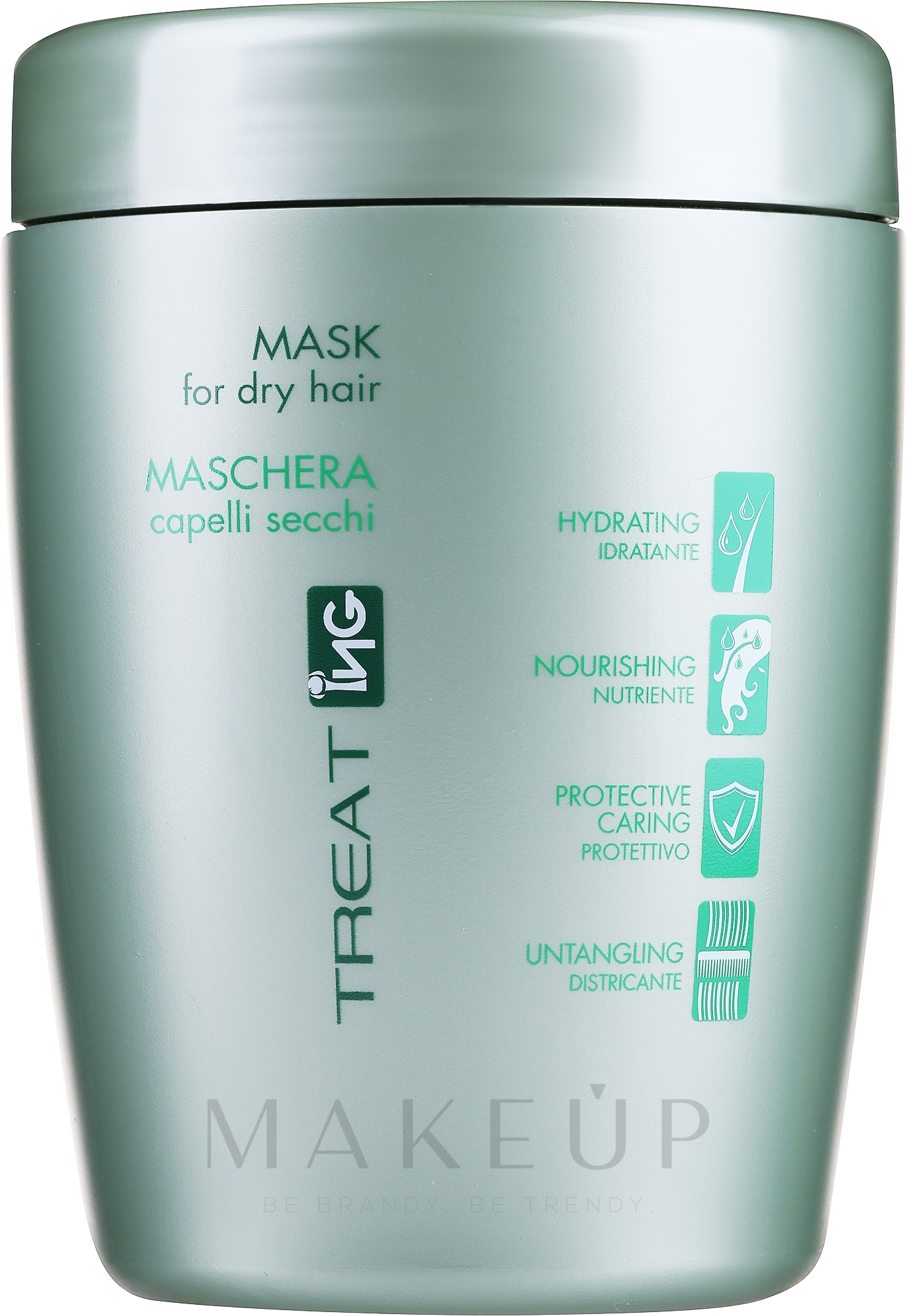 Maske für trockenes Haar - ING Professional Treat Treating Mask For Dry Hair — Foto 1000 ml