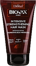 Intensiv stärkende Haarmaske mit Bernsteinextrakt und Biolin - Biovax Amber Mask — Bild N2