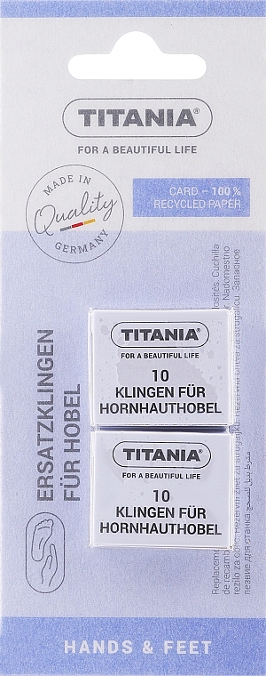 Klingen für Hornhauthobel 3100/20K - Titania — Bild N1
