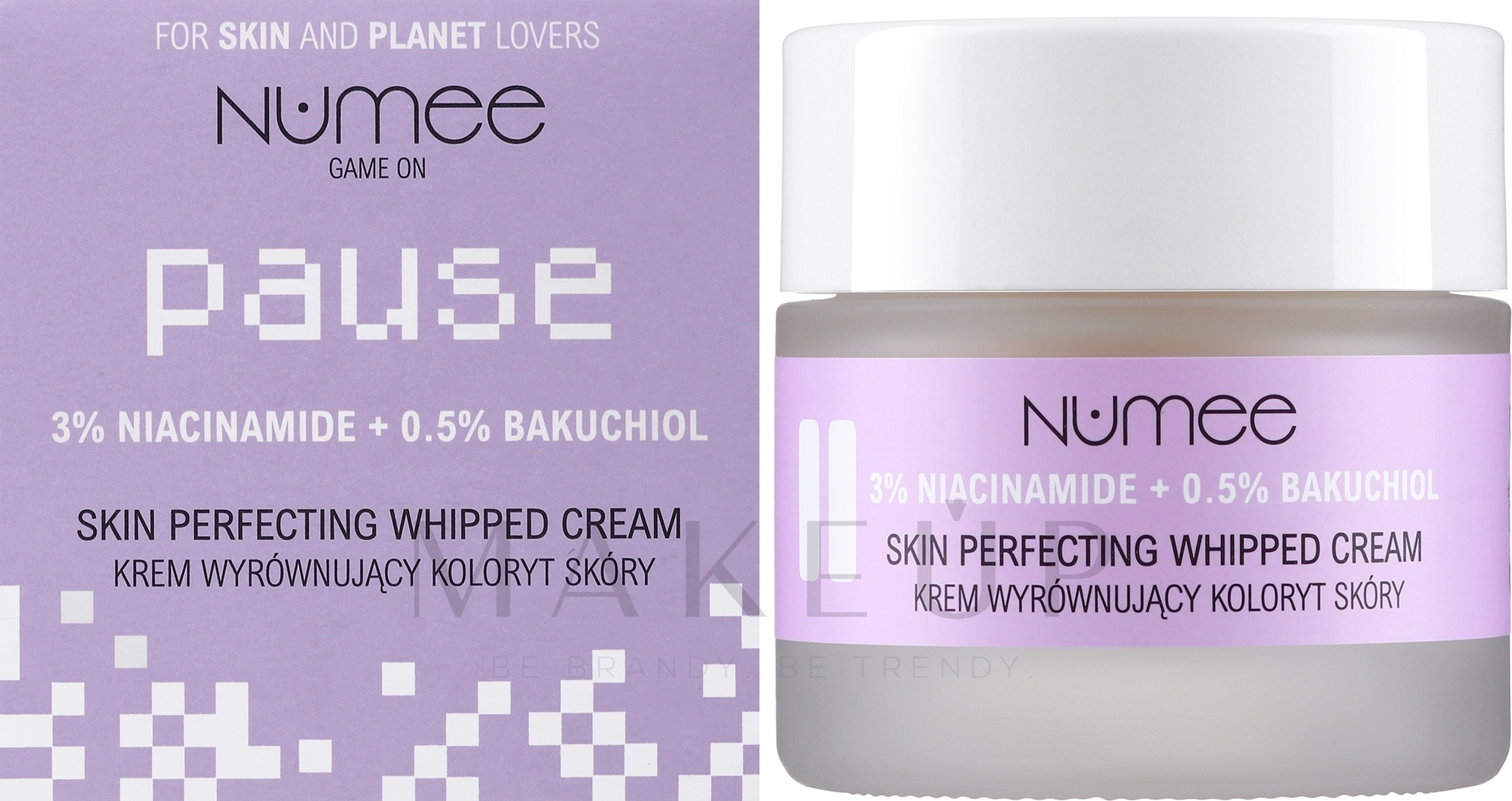 Gesichtscreme Schlagsahne - Numee Game On Pause Skin Perfecting Whipped Cream — Bild 50 ml