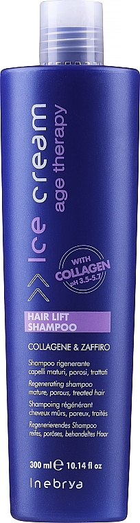 Regenerierendes Haarshampoo mit Kollagen - Inebrya Ice Cream Age Therapy Hair Lift Shampoo — Foto N5