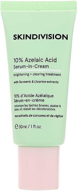 Serum-Creme mit Azelainsäure - SkinDivision 10% Azelaic Acid Serum-in-Cream — Bild N1