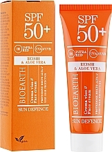 Sonnenschutzcreme mit Reishi und Aloe SPF50 - Bioearth Sun Defence Reishi & Aloe Vera — Bild N1