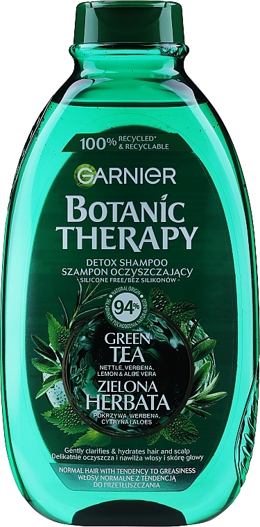 Shampoo mit Eukalyptus und Zitrusfrüchten - Garnier Botanic Therapy Green Tea — Foto N1