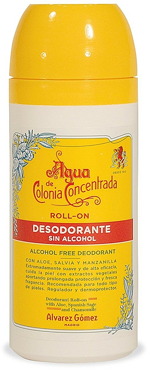 Alvarez Gomez Agua De Colonia Concentrada - Deo Roll-on  — Bild N1