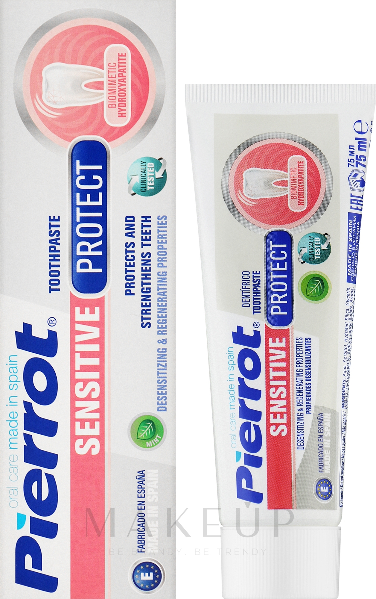 Zahnpasta für empfindliche Zähne - Pierrot Sensitive Protect — Bild 75 ml