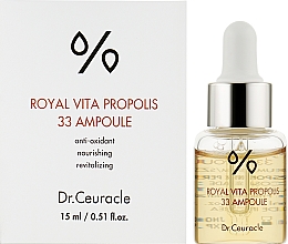Gesichtsserum mit Propolis - Dr.Ceuracle Royal Vita Propolis 33 Ampoule — Bild N2