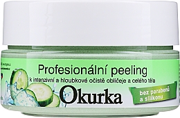 Düfte, Parfümerie und Kosmetik Gesichts- und Körperpeeling mit Gurken - Bione Cosmetics Organic Professional Peeling Cucumber