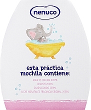 Nenuco Agua De Colonia - Duftset (Eau de Cologne 200ml + Seife 200ml + Shampoo 200 + Körpermilch 200ml + Kosmetiktasche) — Bild N1