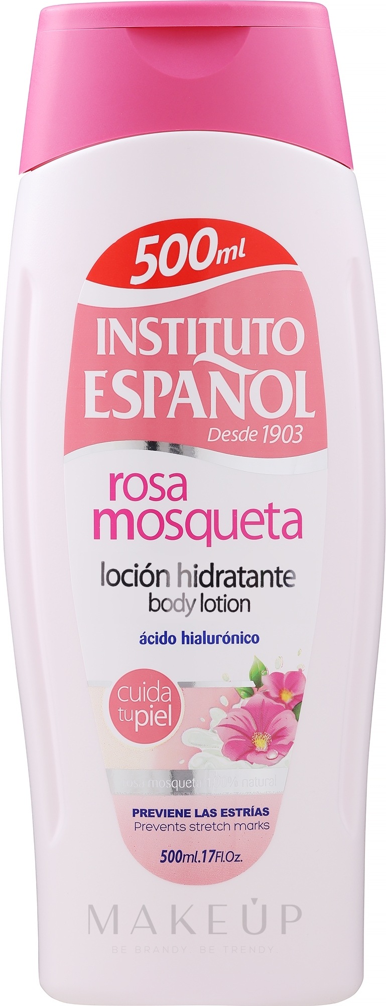 Feuchtigkeitsspendende Körpermilch mit Hagebutte - Instituto Espanol Rosehip Body Milk — Bild 500 ml