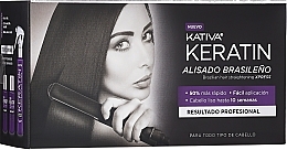 Haarpflegeset - Kativa Keratin (Shampoo 35ml + Conditioner 35ml + Haarmask 100ml) — Bild N1