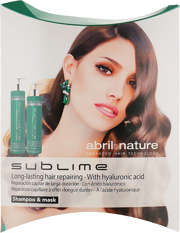 Set - Abril et Nature Hyaluronic Sublime (sh/30ml + mask/30ml) — Bild N1