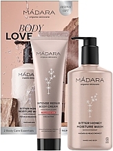 Badepflegeset - Madara Cosmetics Body Love Duo Set (Körperpeeling 150ml + Waschgel 500ml) — Bild N1