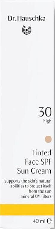 Sonnenschutzcreme für das Gesicht - Dr. Hauschka Tinted Face SPF 30 Sun Cream High — Bild N2