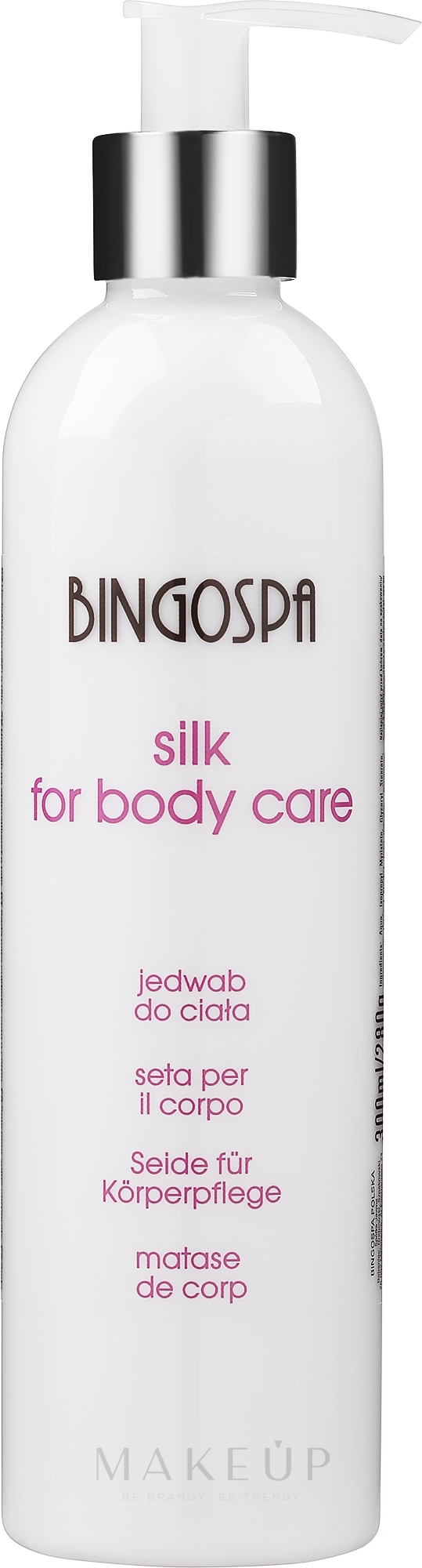 Seidenlotion für den Körper - BingoSpa Silk Body — Bild 300 ml