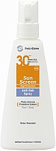 Düfte, Parfümerie und Kosmetik Wasserfestes Sonnenschutzspray für Körper und Gesicht für fettige und zu Akne neigende Haut SPF 30 - Frezyderm Sun Screen Spray-Anti-Seb SPF 30