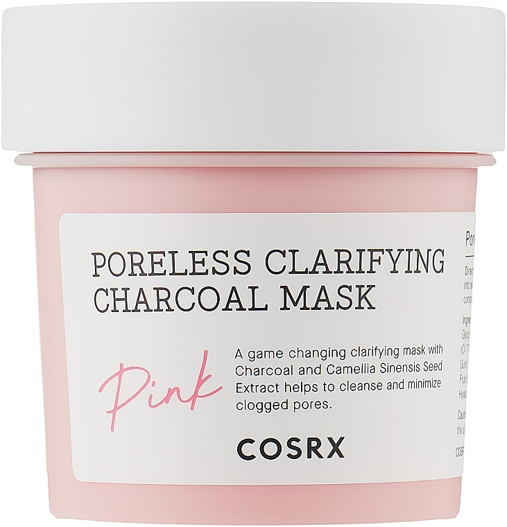 Reinigungsmaske für das Gesicht mit Aktivkohle - Cosrx Poreless Clarifying Charcoal Mask Pink — Bild N1