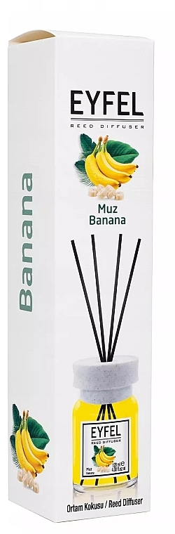 Raumerfrischer Banane - Eyfel Perfume Reed Diffuser Banana — Bild N1