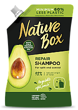 Düfte, Parfümerie und Kosmetik Haarshampoo mit Avocadoöl - Nature Box Avocado Oil Shampoo Refill Pack (Refill)