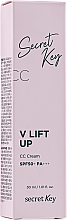 Düfte, Parfümerie und Kosmetik Aufhellende CC Creme LSF 50 mit Lifting-Effekt - Secret Key V-Line Lift Up CC Cream