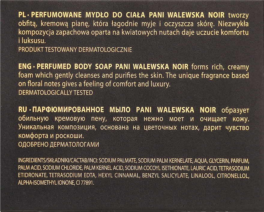 Cremeseife für den Körper - Miraculum Pani Walewska Noir Creamy Soap — Foto N3