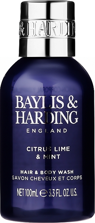 Körperpflegeset für Männer - Baylis & Harding Men's Citrus Lime & Mint (Waschgel für Haar und Körper 100ml + After Shave Balsam 50ml + Gesichtswaschgel 100ml) — Bild N3