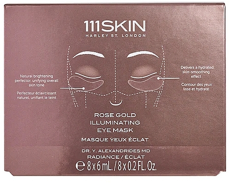 Augenmaske - 111SKIN Rose Gold Illuminating Eye Mask Box — Bild N1
