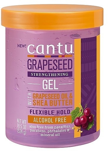 Styling-Gel - Cantu Grapeseed Strengthening Styling Gel — Bild N1