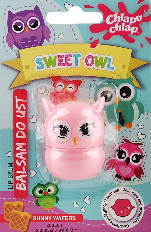 Lippenbalsam Sweet Owl Waffeln - Chlapu Chlap Sunny Wafers Cake Lip Balm — Bild N2