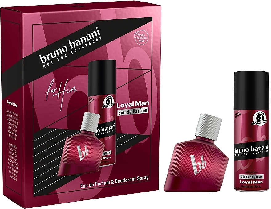 Bruno Banani Loyal Man - Duftset (Eau de Parfum 30ml + Deospray 50ml)  — Bild N2