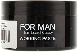 Mattierende Haarpaste - Vitality's For Man Working Paste — Bild N2