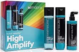 Düfte, Parfümerie und Kosmetik Set - Matrix Total Results High Amplify (shmp/300ml + h/cond/300ml + h/spr/250ml)