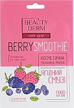 Düfte, Parfümerie und Kosmetik Tuchmaske für das Gesicht Beeren-Smoothie - Beauty Derm Berry Smoothie Face Mask