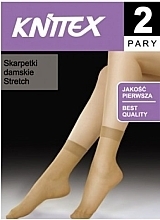 Düfte, Parfümerie und Kosmetik Damenstrümpfe Stretch 15 Den Zwei Paare beige - Knittex