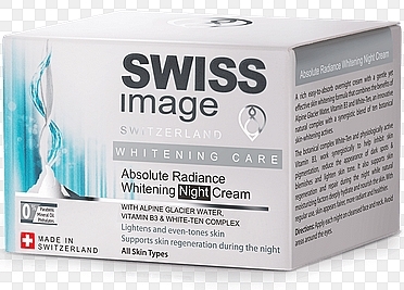 Nachtcreme für das Gesicht - Swiss Image Whitening Care Absolute Radiance Whitening Night Cream — Bild N1