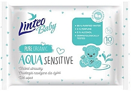 Düfte, Parfümerie und Kosmetik Feuchttücher für Kinder und Babys 10 St. - Linteo Baby Aqua