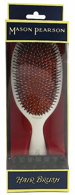 Haarbürste Elfenbein - Mason Pearson Popular Large Bristle & Nylon BN1 Ivory — Bild N3