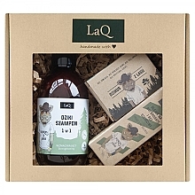 Düfte, Parfümerie und Kosmetik Körperpflegeset - LaQ Boar Gift Set For Men (Shampoo 300ml + Öl 30ml + Seife 85g)