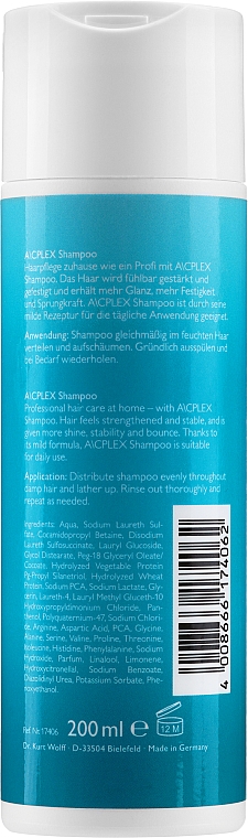 Farbschützendes Shampoo für mehr Glanz, Festigkeit und Sprungkraft - Alcina A/C Plex Shampoo — Bild N2