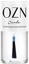 Decklack mit Gel-Effekt - OZN Carla Plant-Based Quick Top Coat — Bild N1