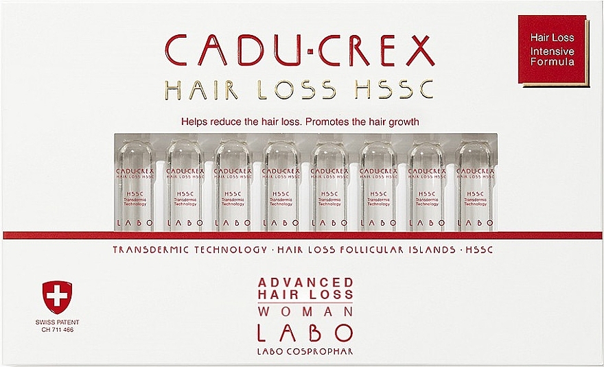 Ampullen gegen Haarausfall für Damen - Labo Cadu-Crex Treatment for Advanced Hair Loss HSSC — Bild N1