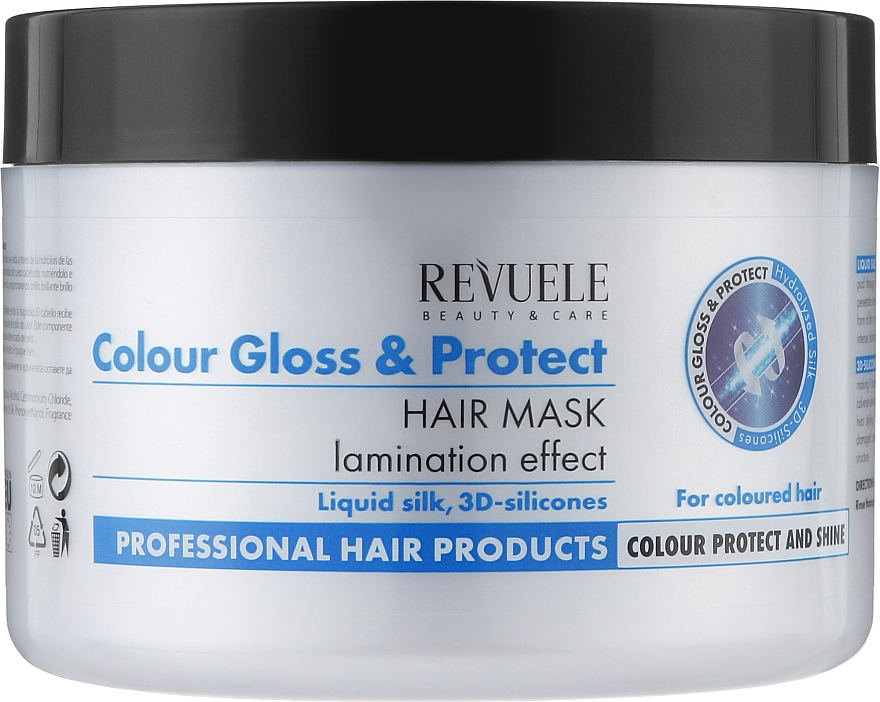 Maske für coloriertes Haar - Revuele Color Gloss & Protect Hair Mask — Bild N1