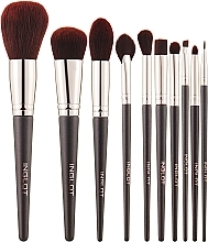 Düfte, Parfümerie und Kosmetik Pinselset für Make-up 10 St. im Schokoladenetui - Inglot Make-up Brush Set Chocolate Case