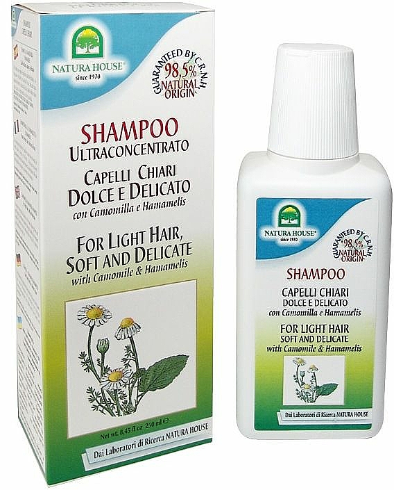 Pflegendes Shampoo mit Kamillen- und Hamamelisextrakt - Natura House