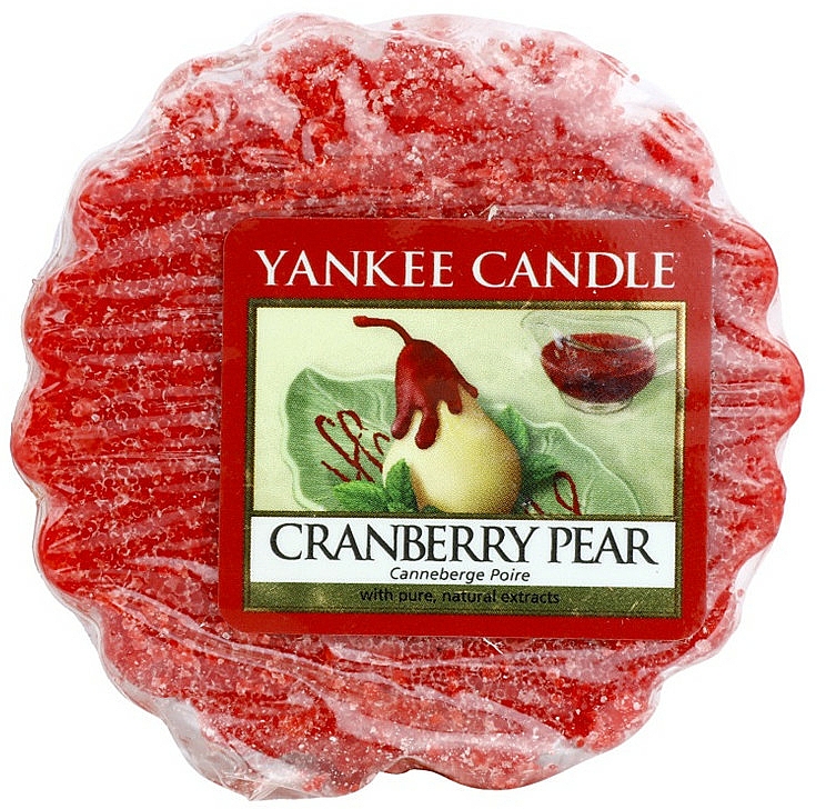 Tart-Duftwachs Cranberry Pear - Yankee Candle Cranberry Pear Tarts Wax Melts — Bild N1