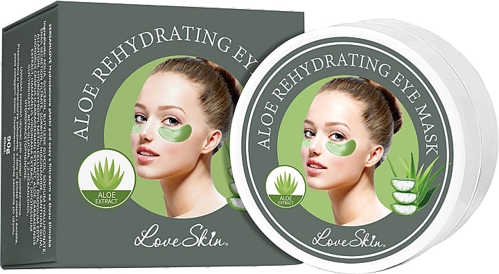 Hydrogel-Augenpatches mit Aloe Vera - Love Skin Aloe Rehydrating Eye Mask — Bild N3