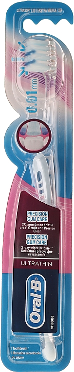 Zahnbürste extra weich hellblau - Oral-B Ultrathin Precision Gum Care Extra Soft — Bild N1