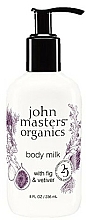 Düfte, Parfümerie und Kosmetik Körpermilch Feige und Vetiver - John Masters Organics Body Milk With Fig & Vetiver